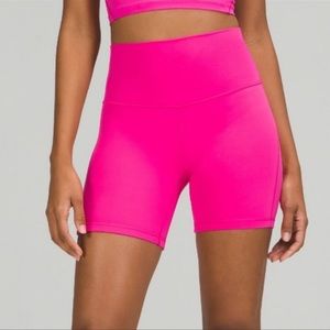 Lululemon Sonic Pink Align Short 6in, sz 6